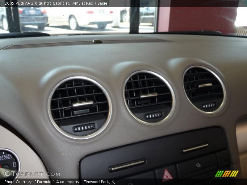Amulet Red / Beige 2005 Audi A4 3.0 quattro Cabriolet