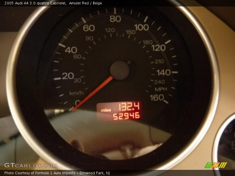 Amulet Red / Beige 2005 Audi A4 3.0 quattro Cabriolet