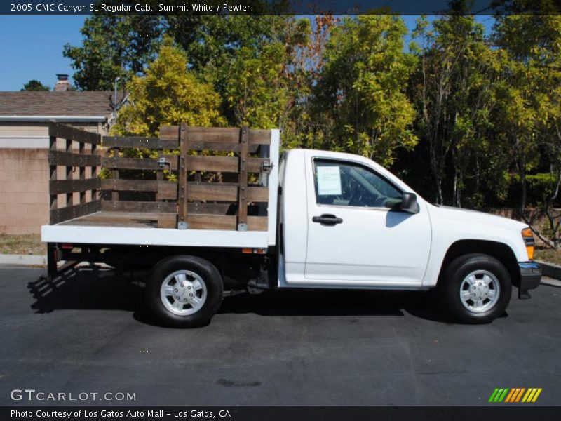 Summit White / Pewter 2005 GMC Canyon SL Regular Cab