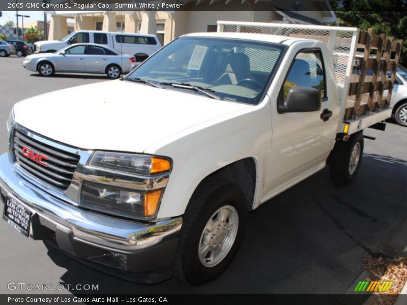 Summit White / Pewter 2005 GMC Canyon SL Regular Cab