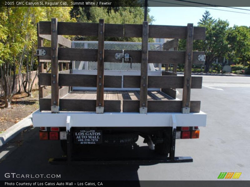 Summit White / Pewter 2005 GMC Canyon SL Regular Cab