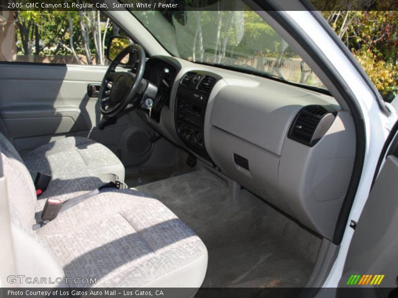 Summit White / Pewter 2005 GMC Canyon SL Regular Cab