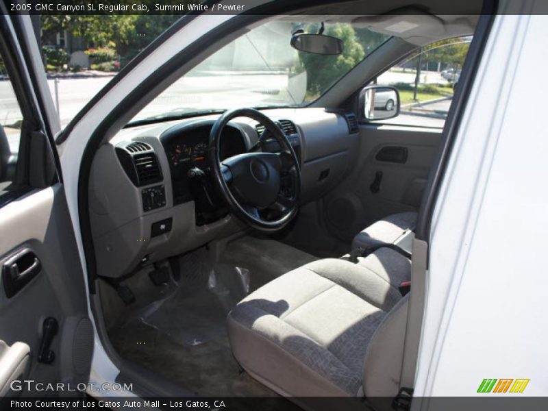 Summit White / Pewter 2005 GMC Canyon SL Regular Cab