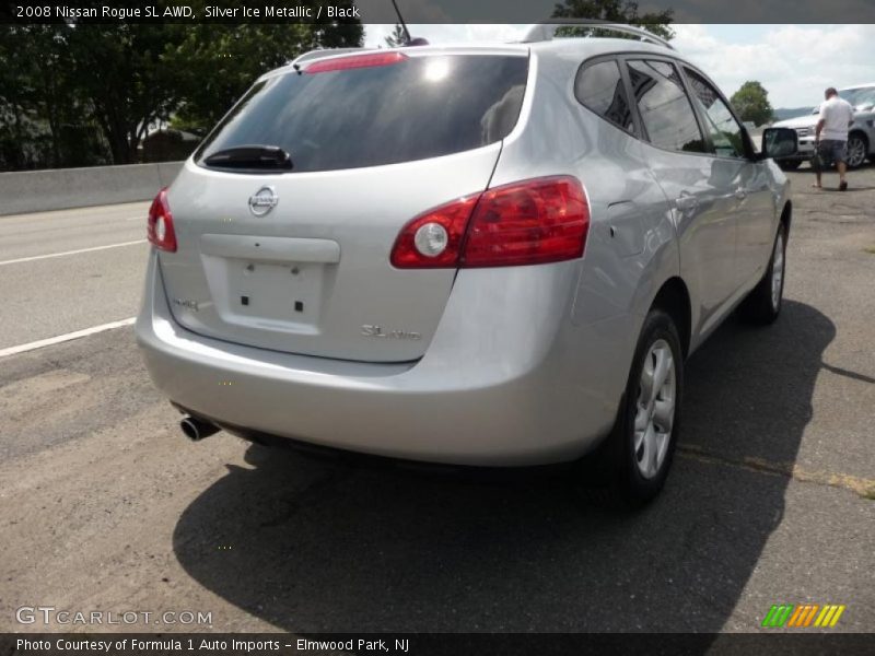 Silver Ice Metallic / Black 2008 Nissan Rogue SL AWD