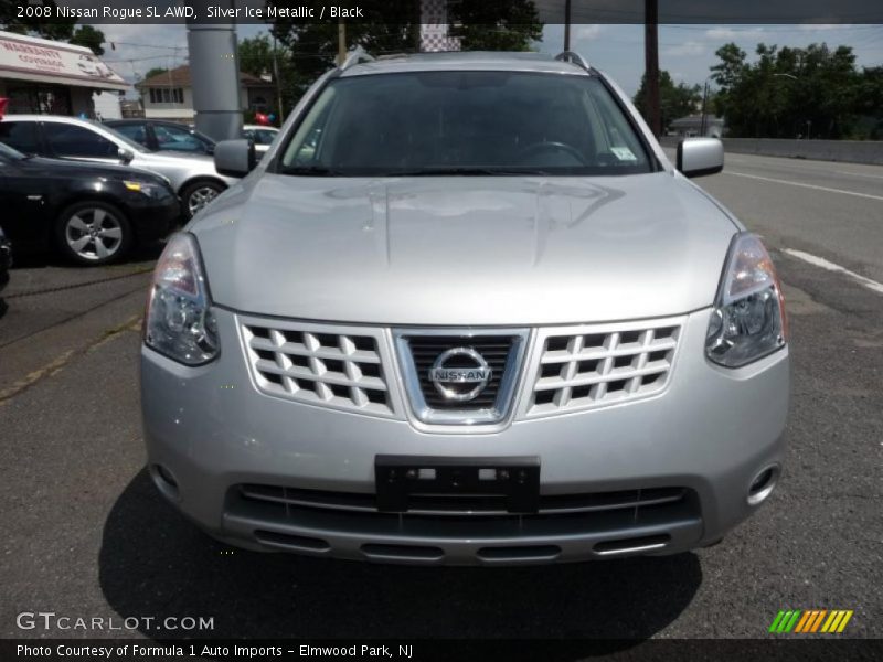Silver Ice Metallic / Black 2008 Nissan Rogue SL AWD