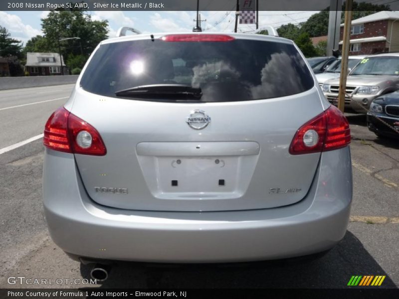 Silver Ice Metallic / Black 2008 Nissan Rogue SL AWD