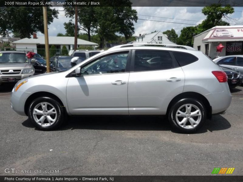 Silver Ice Metallic / Black 2008 Nissan Rogue SL AWD