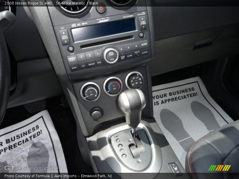 Silver Ice Metallic / Black 2008 Nissan Rogue SL AWD