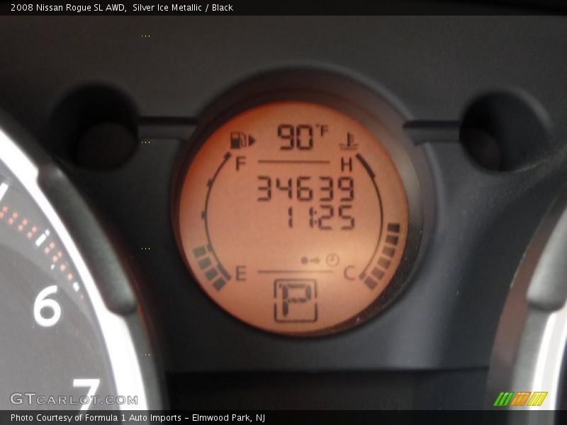 Silver Ice Metallic / Black 2008 Nissan Rogue SL AWD