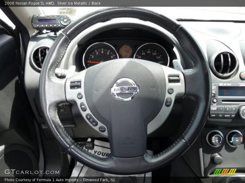 Silver Ice Metallic / Black 2008 Nissan Rogue SL AWD