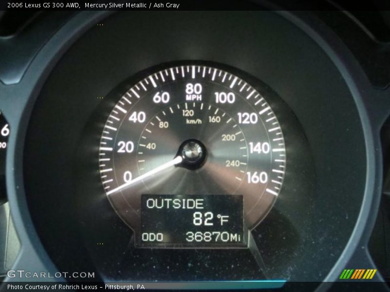 Mercury Silver Metallic / Ash Gray 2006 Lexus GS 300 AWD