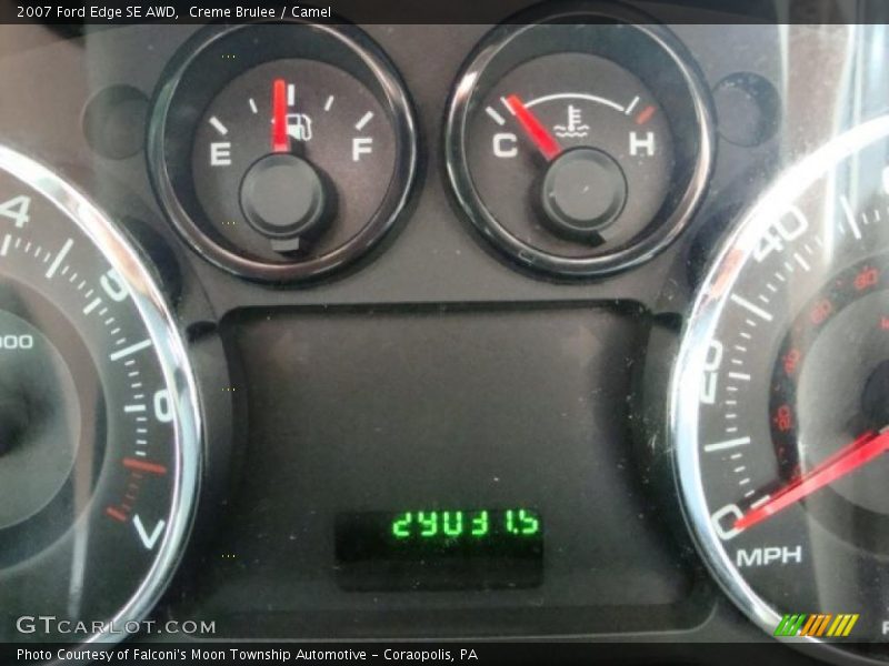 Creme Brulee / Camel 2007 Ford Edge SE AWD