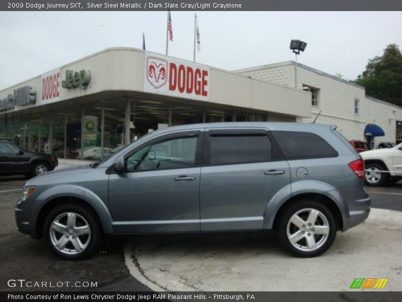 Silver Steel Metallic / Dark Slate Gray/Light Graystone 2009 Dodge Journey SXT