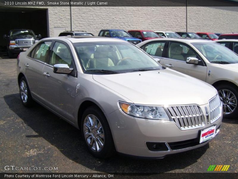 Smoke Stone Metallic / Light Camel 2010 Lincoln MKZ FWD