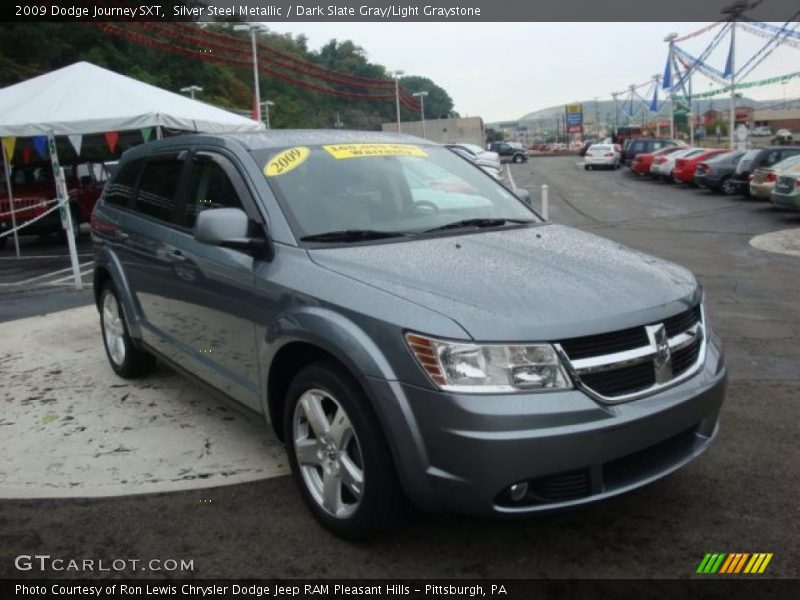 Silver Steel Metallic / Dark Slate Gray/Light Graystone 2009 Dodge Journey SXT