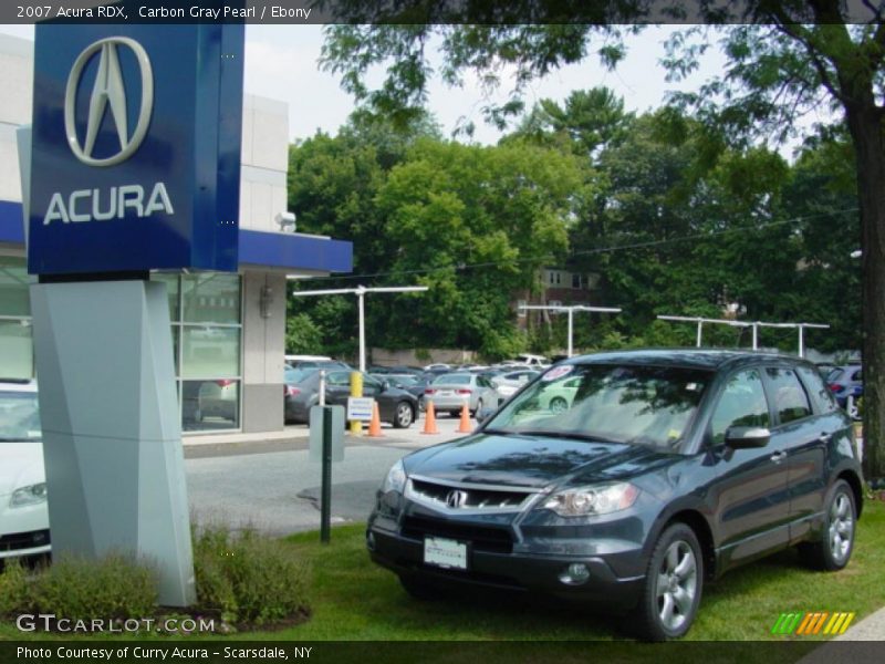 Carbon Gray Pearl / Ebony 2007 Acura RDX