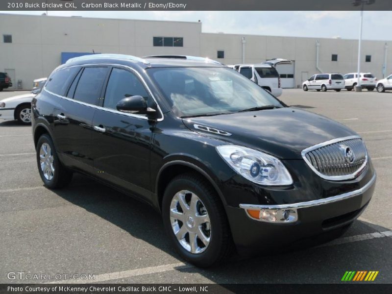 Carbon Black Metallic / Ebony/Ebony 2010 Buick Enclave CXL