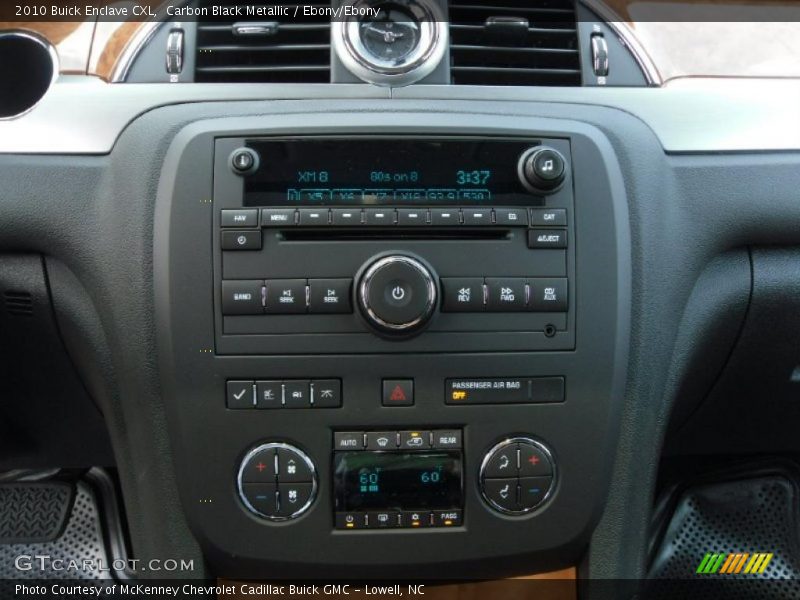 Carbon Black Metallic / Ebony/Ebony 2010 Buick Enclave CXL
