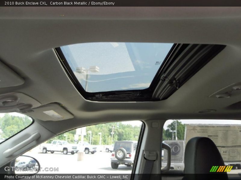 Carbon Black Metallic / Ebony/Ebony 2010 Buick Enclave CXL