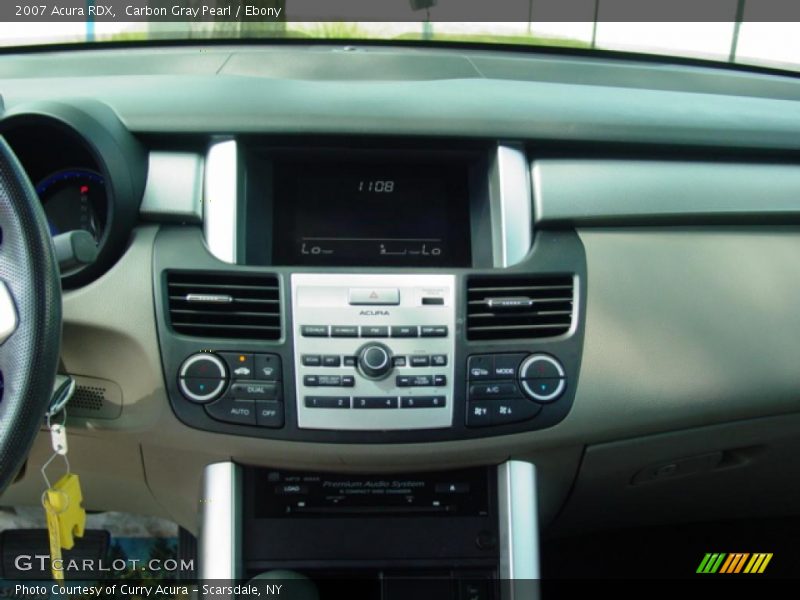 Carbon Gray Pearl / Ebony 2007 Acura RDX