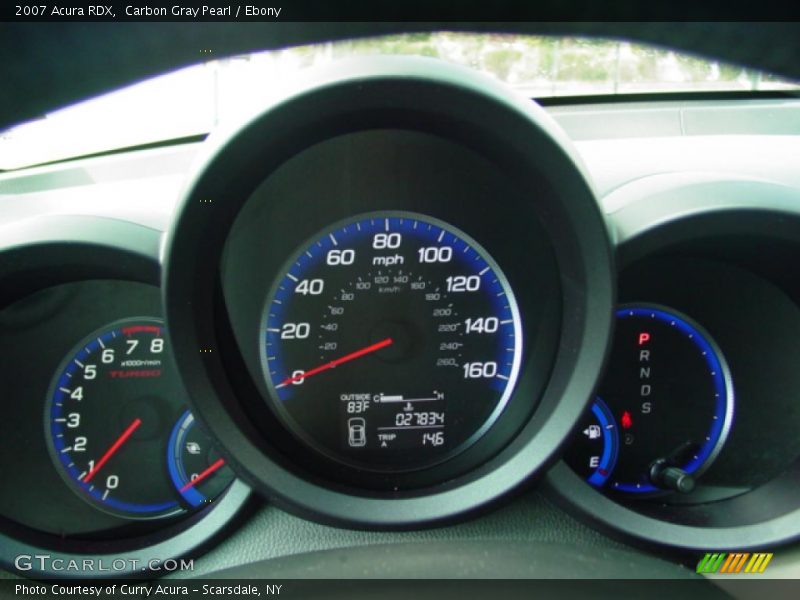Carbon Gray Pearl / Ebony 2007 Acura RDX