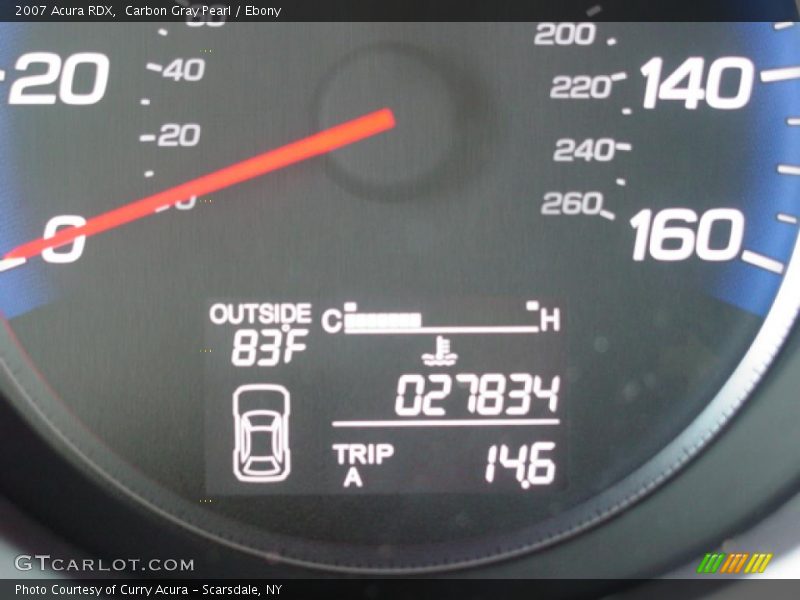Carbon Gray Pearl / Ebony 2007 Acura RDX