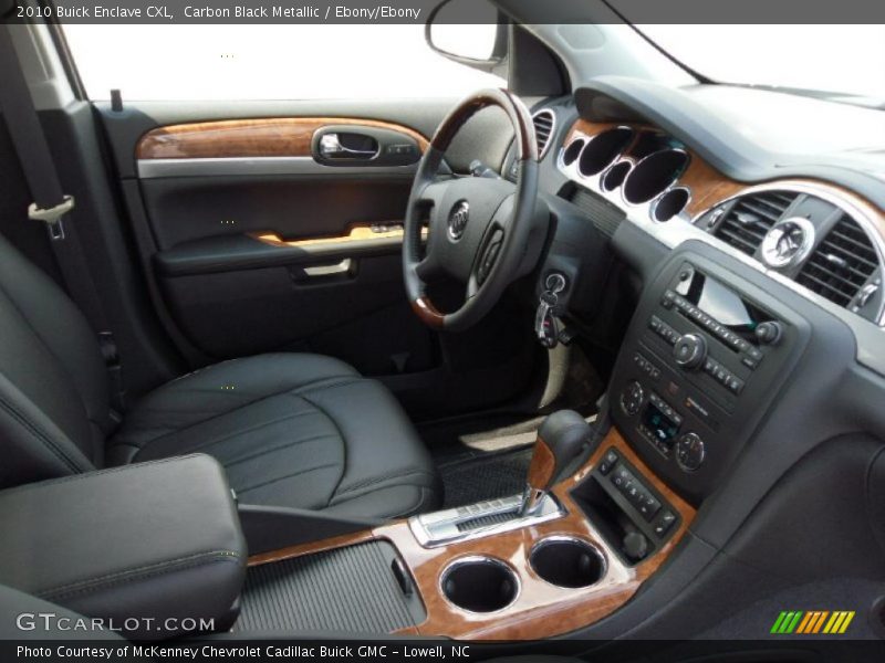 Carbon Black Metallic / Ebony/Ebony 2010 Buick Enclave CXL