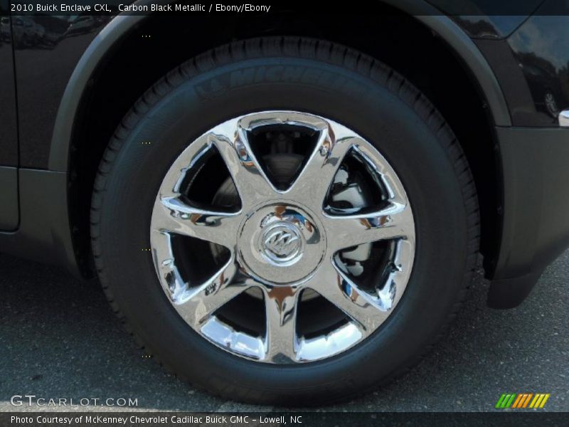 Carbon Black Metallic / Ebony/Ebony 2010 Buick Enclave CXL