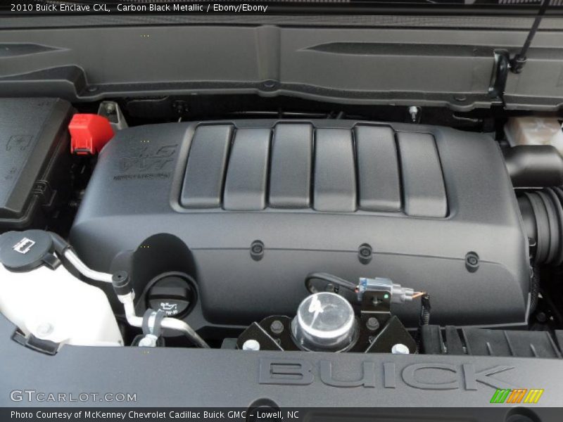 Carbon Black Metallic / Ebony/Ebony 2010 Buick Enclave CXL