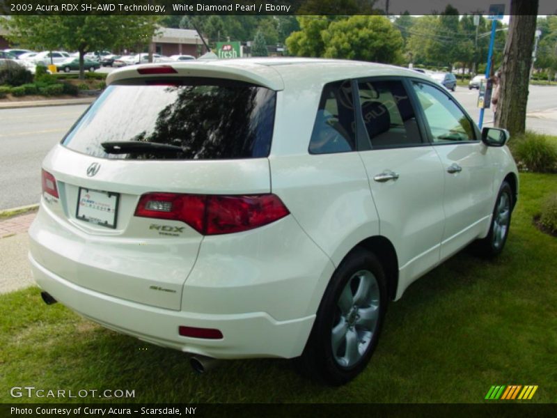 White Diamond Pearl / Ebony 2009 Acura RDX SH-AWD Technology