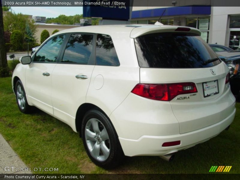 White Diamond Pearl / Ebony 2009 Acura RDX SH-AWD Technology