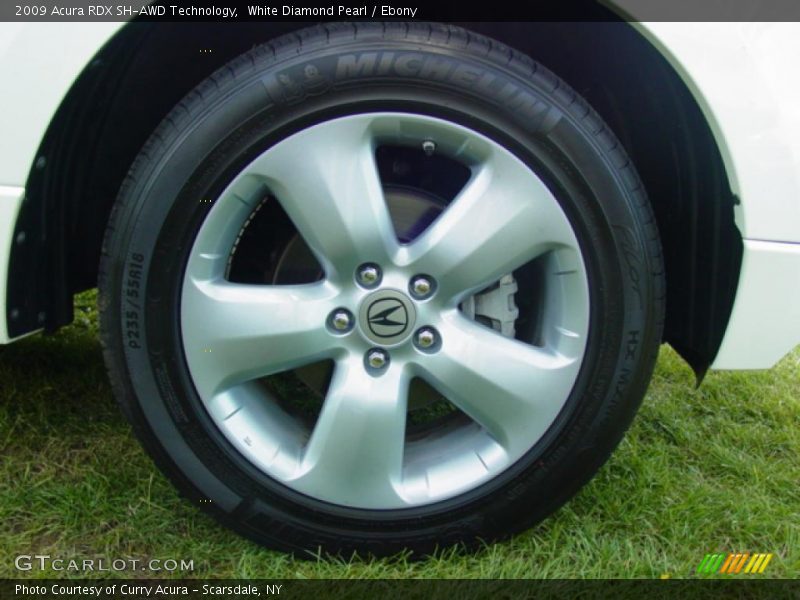 White Diamond Pearl / Ebony 2009 Acura RDX SH-AWD Technology