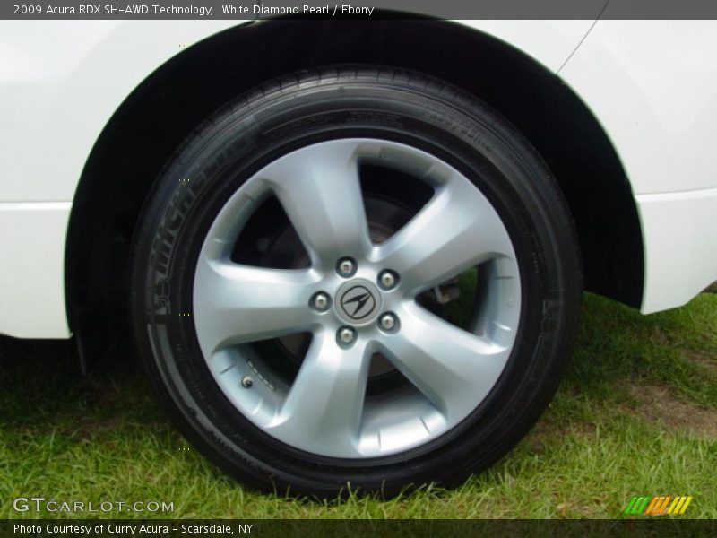 White Diamond Pearl / Ebony 2009 Acura RDX SH-AWD Technology