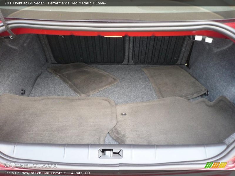 Performance Red Metallic / Ebony 2010 Pontiac G6 Sedan