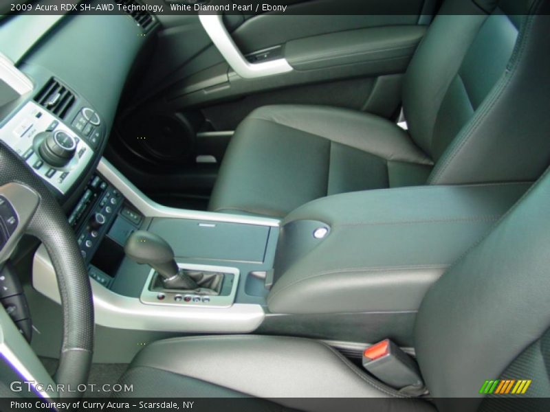 White Diamond Pearl / Ebony 2009 Acura RDX SH-AWD Technology