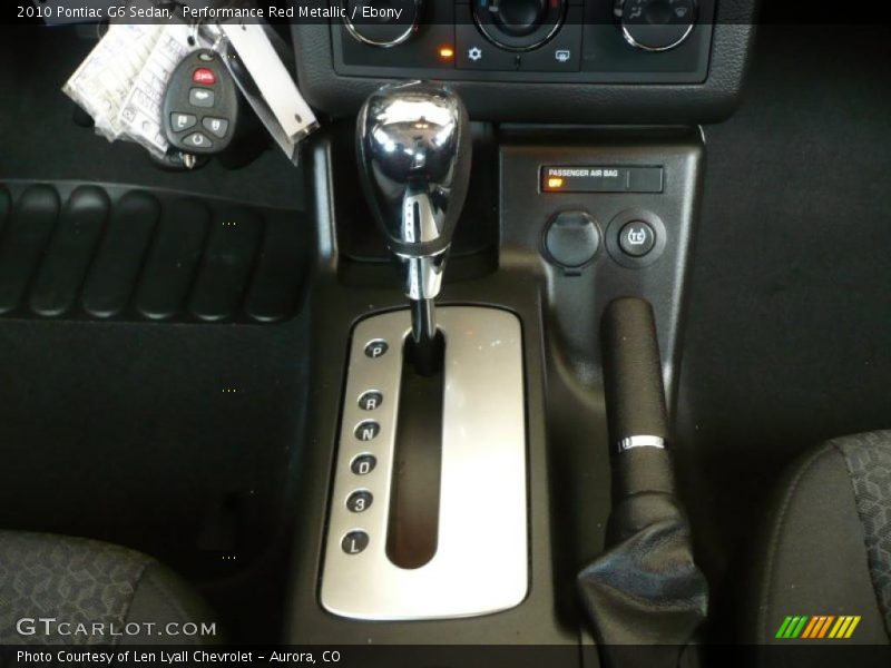 Performance Red Metallic / Ebony 2010 Pontiac G6 Sedan