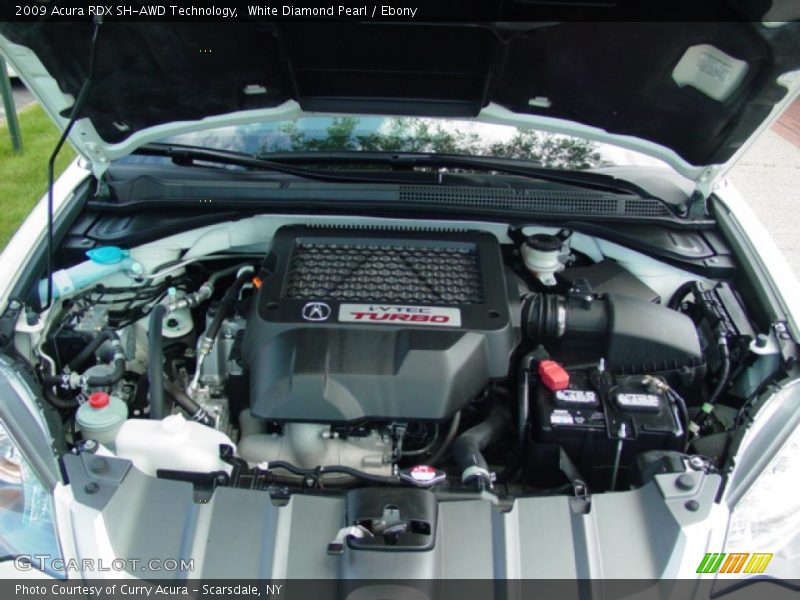 White Diamond Pearl / Ebony 2009 Acura RDX SH-AWD Technology
