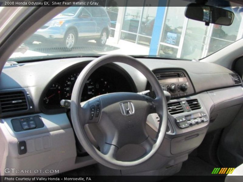 Silver Pearl Metallic / Gray 2008 Honda Odyssey EX