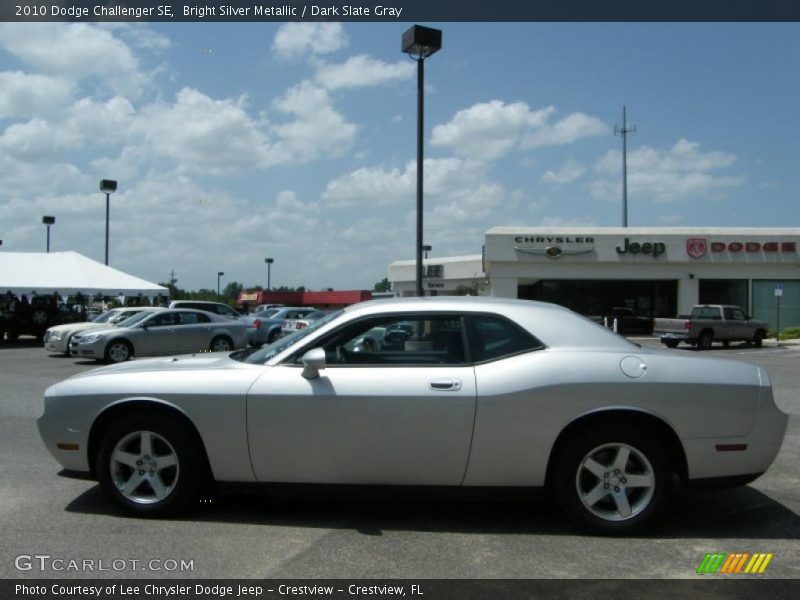 Bright Silver Metallic / Dark Slate Gray 2010 Dodge Challenger SE