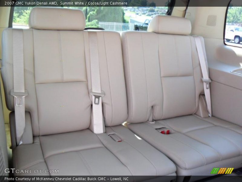 Summit White / Cocoa/Light Cashmere 2007 GMC Yukon Denali AWD