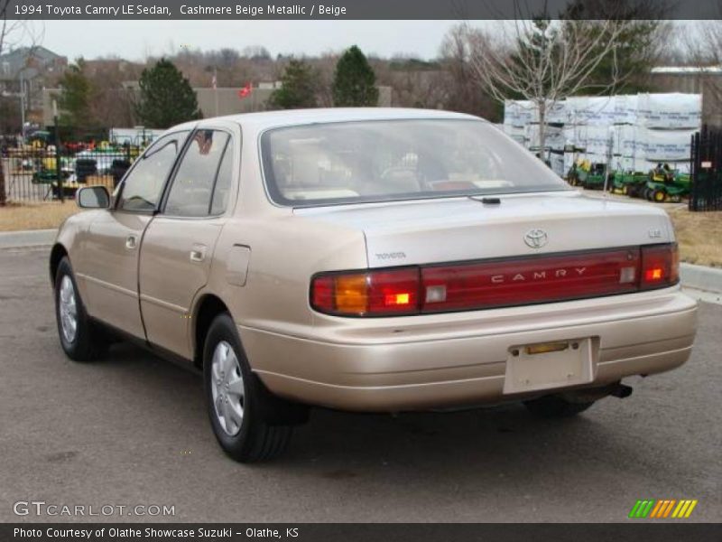 Cashmere Beige Metallic / Beige 1994 Toyota Camry LE Sedan