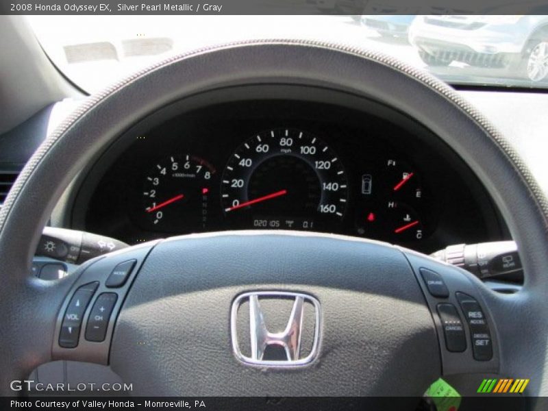 Silver Pearl Metallic / Gray 2008 Honda Odyssey EX