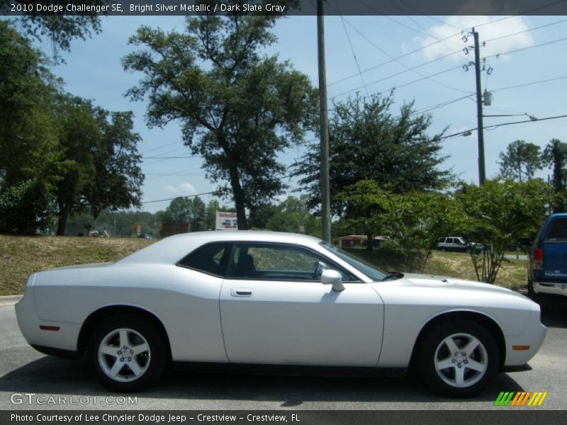Bright Silver Metallic / Dark Slate Gray 2010 Dodge Challenger SE