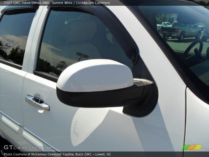 Summit White / Cocoa/Light Cashmere 2007 GMC Yukon Denali AWD