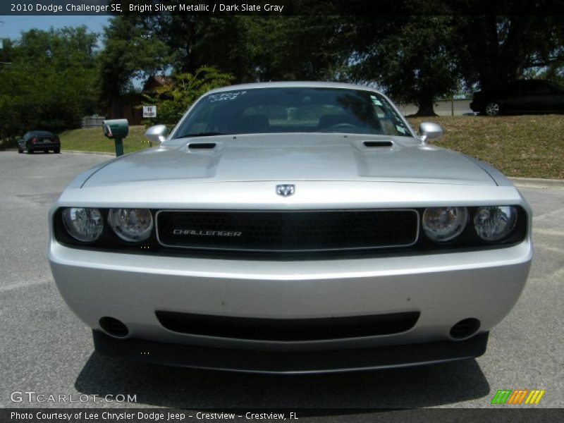 Bright Silver Metallic / Dark Slate Gray 2010 Dodge Challenger SE