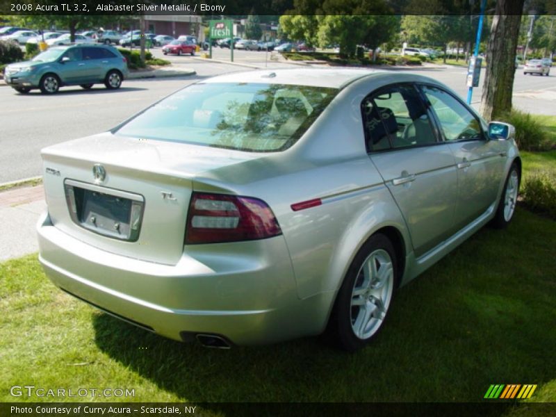 Alabaster Silver Metallic / Ebony 2008 Acura TL 3.2