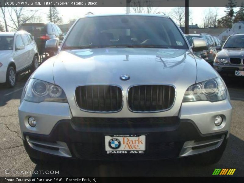 Titanium Silver Metallic / Black 2008 BMW X5 3.0si