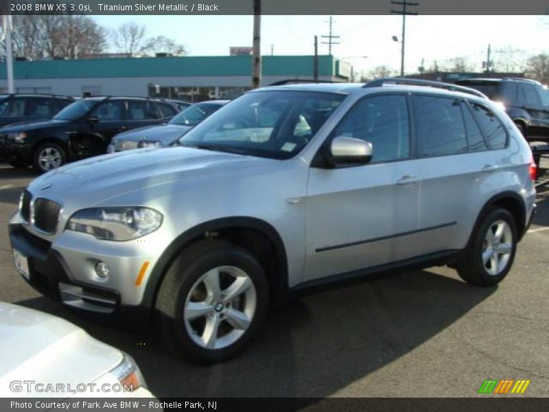 Titanium Silver Metallic / Black 2008 BMW X5 3.0si
