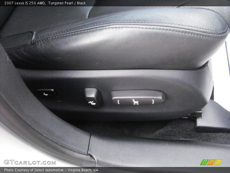 Tungsten Pearl / Black 2007 Lexus IS 250 AWD