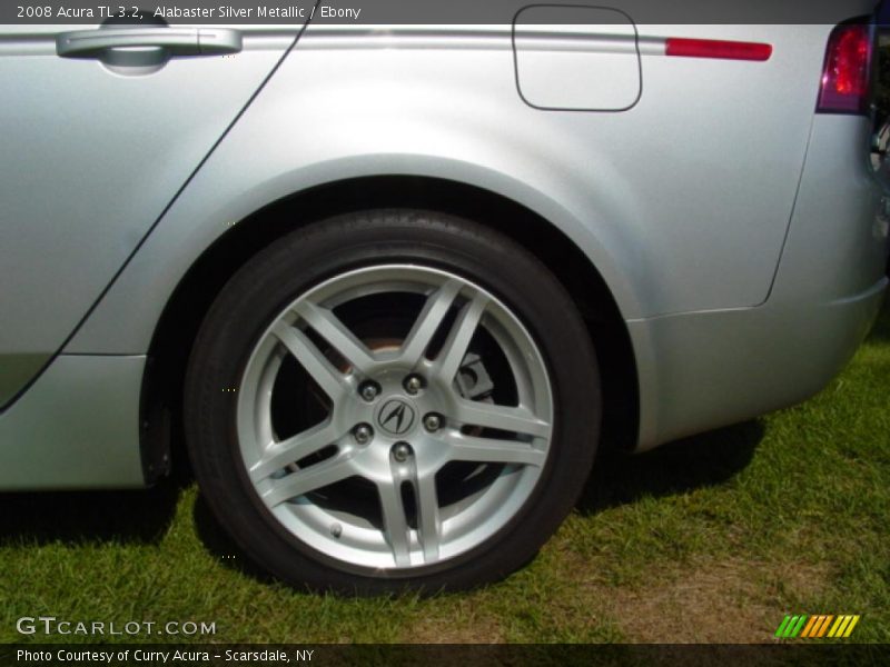 Alabaster Silver Metallic / Ebony 2008 Acura TL 3.2